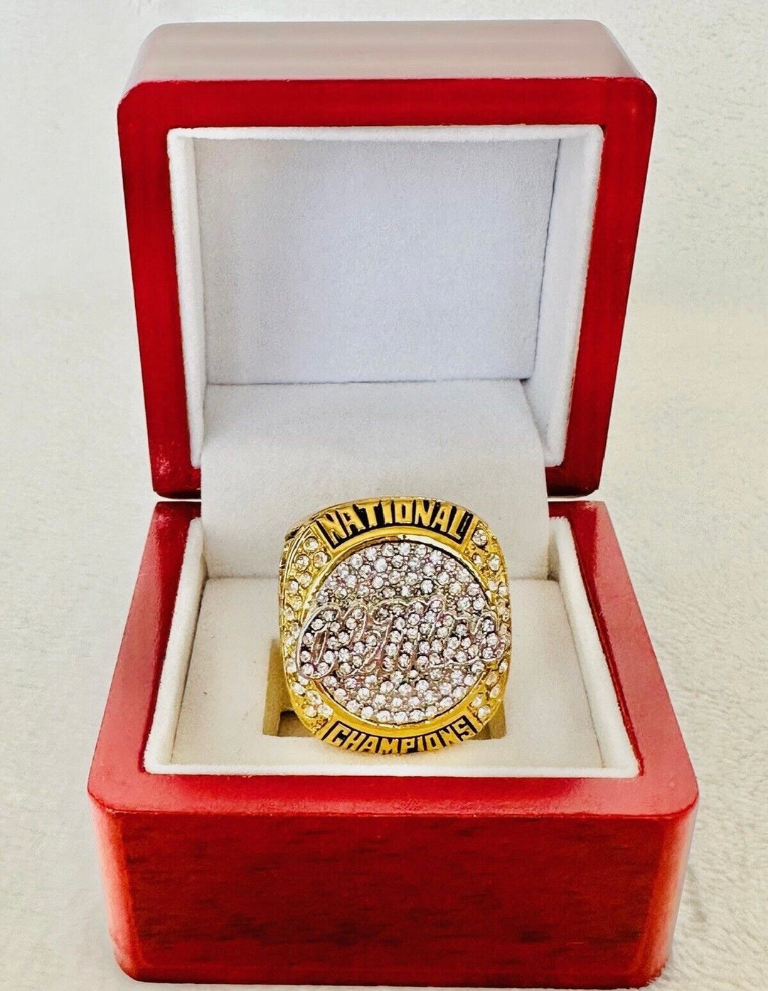 2022 Ole Miss Commerative Championship Ring with box, US SHIP