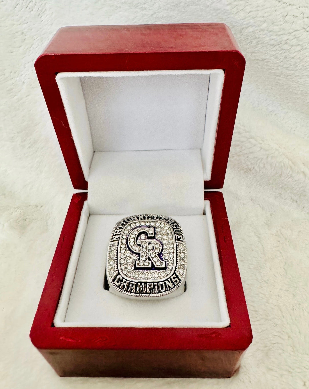 2007 Colorado Rockies National League Championship Ring with box, US Ship