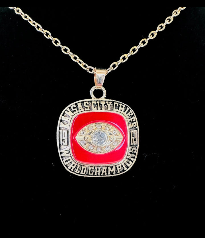 1969 Kansas City Chiefs Super Bowl Championship Pendant W box, US SHIP - EB Sports Championship Rings
