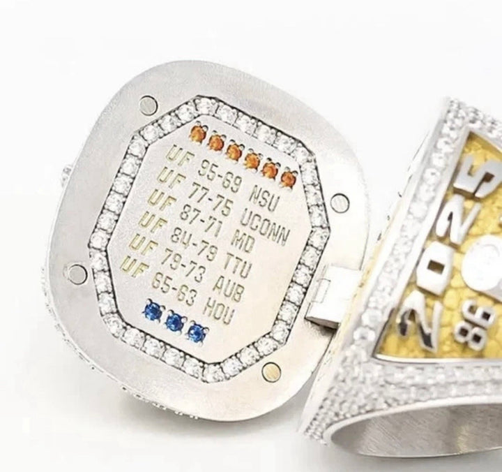 Florida Gators Basketball 2025 Championship Ring with box, US SHIP