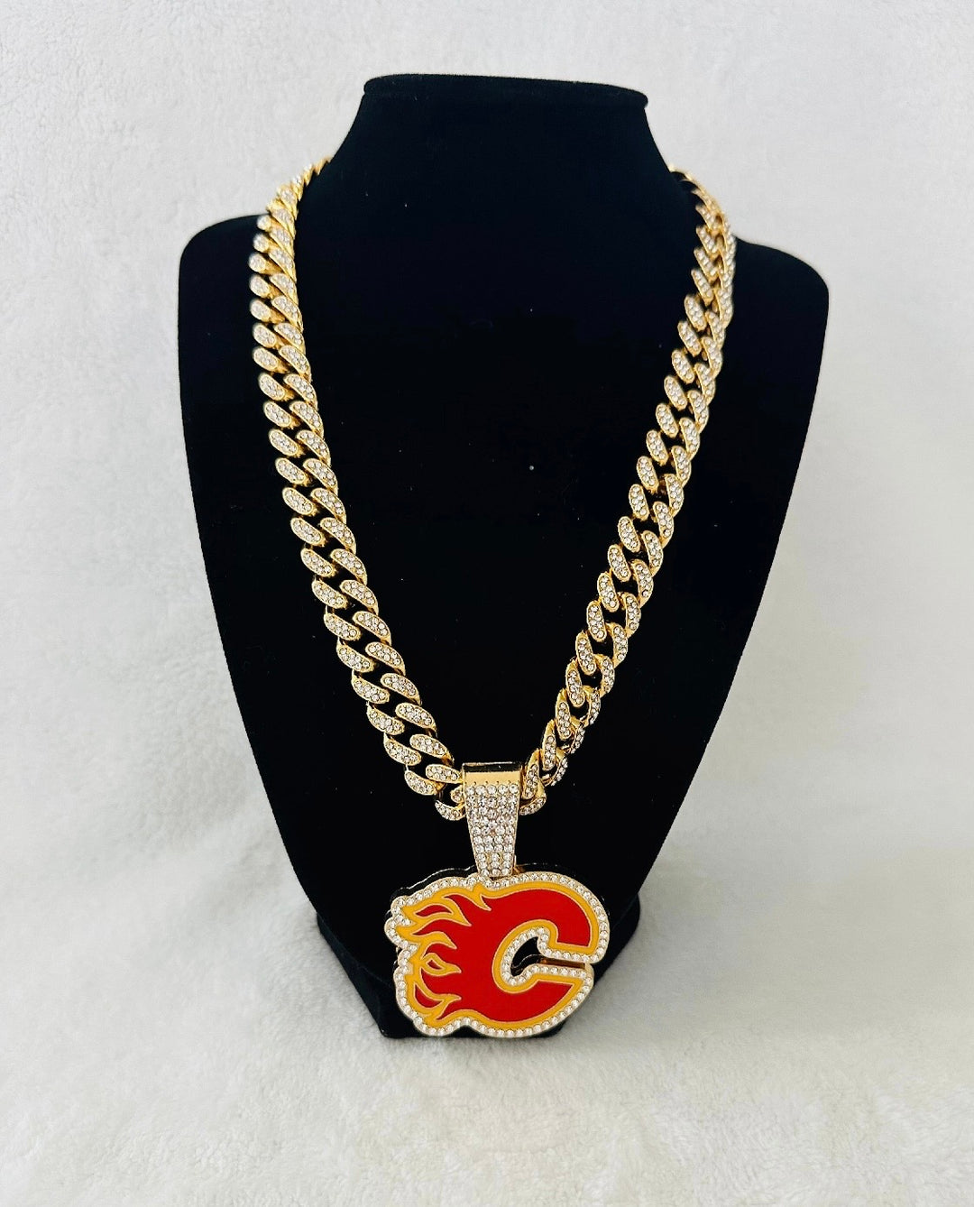 Calgary Flames silver chain 24”, 🇺🇸 SHIP