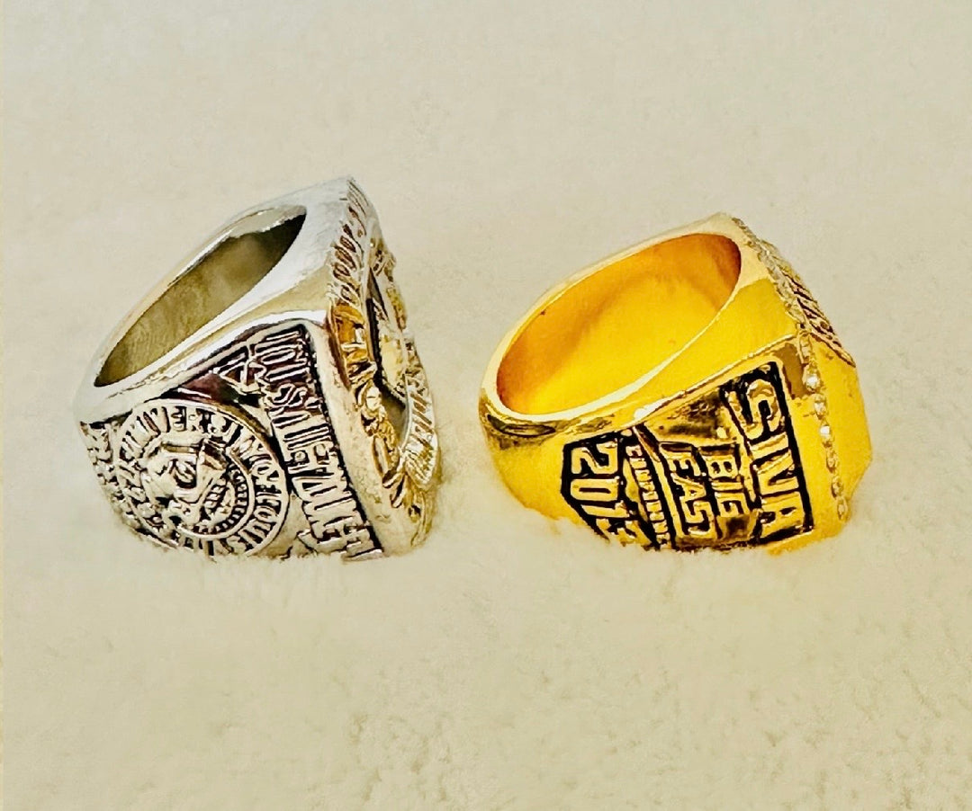 2 PCS Louisville Cardinals College 1986/2013 Basketball Championship Ring Set