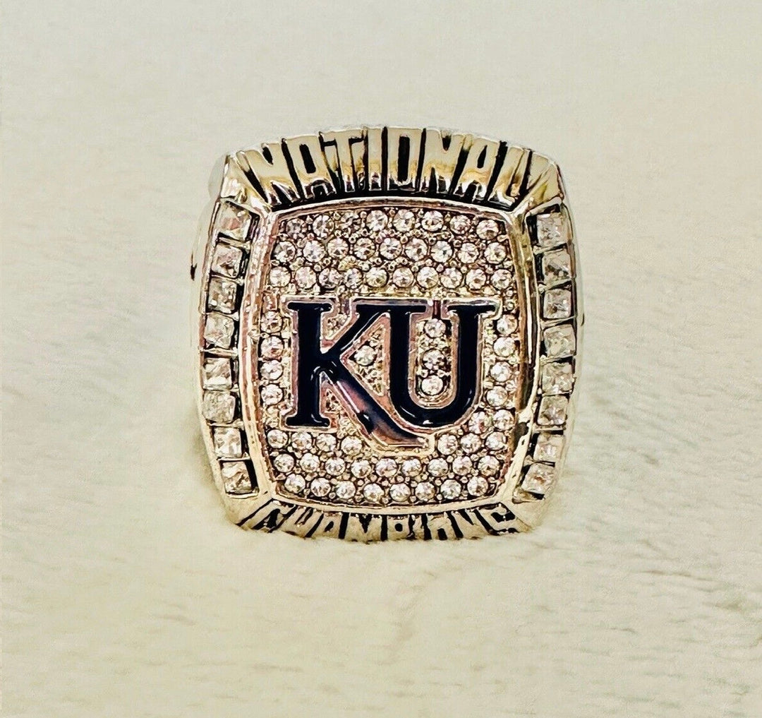 2008 Kansas Jayhawks Basketball National Championship Ring, US SHIP