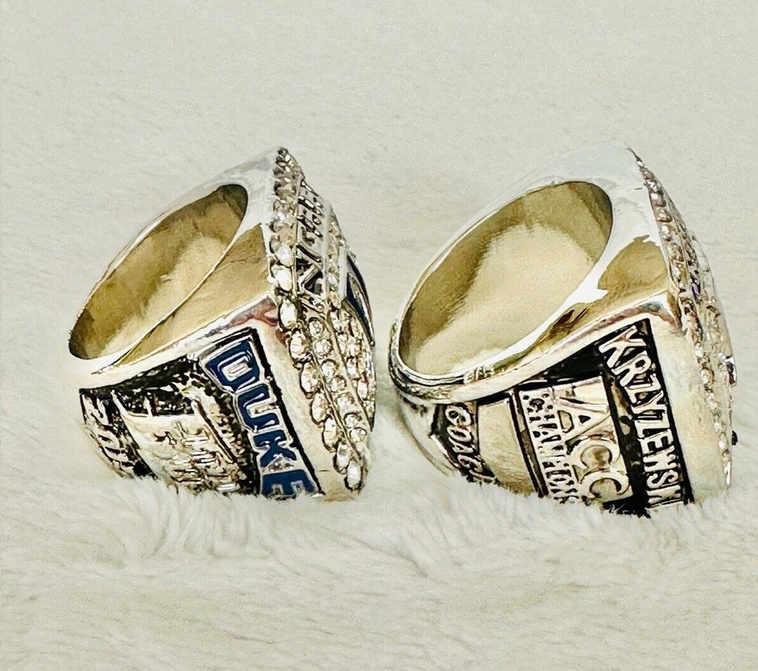 2 PCS Duke Blue Devils National Champions Ring complete set with box, US SHIP