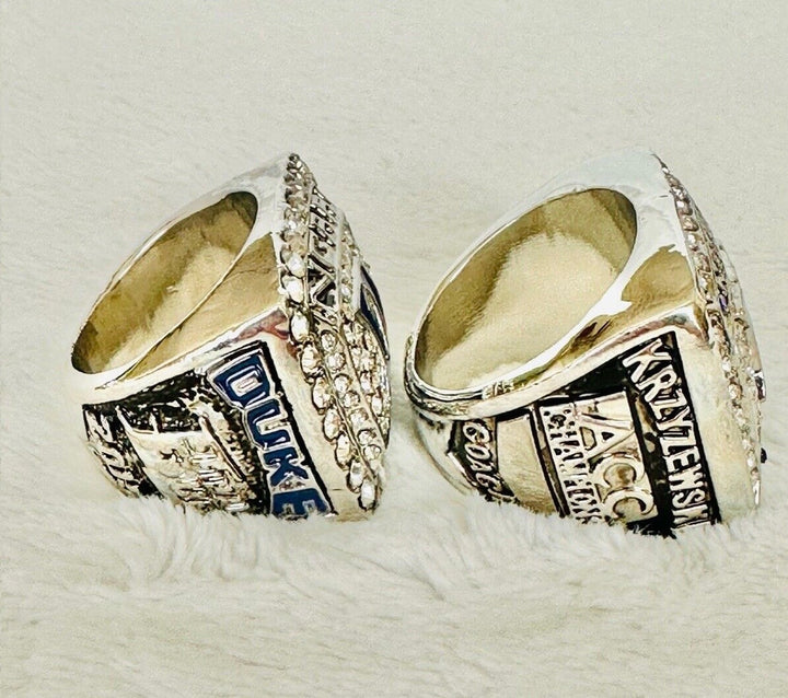 2 PCS Duke Blue Devils National Champions Ring complete set with box, US SHIP
