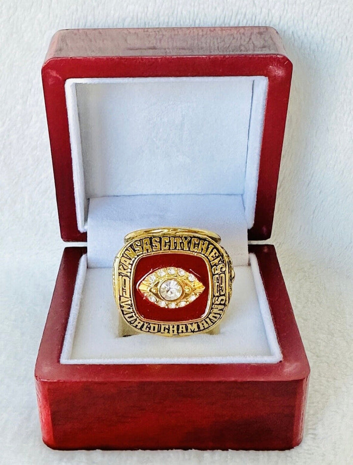 1969 Kansas City Chiefs Super Bowl Championship Ring W box, US SHIP - EB Sports Championship Rings