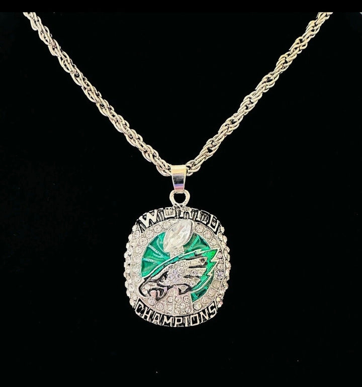 Philadelphia Eagles 2017 SB Championship Pendant, USA Seller - EB Sports Championship Rings