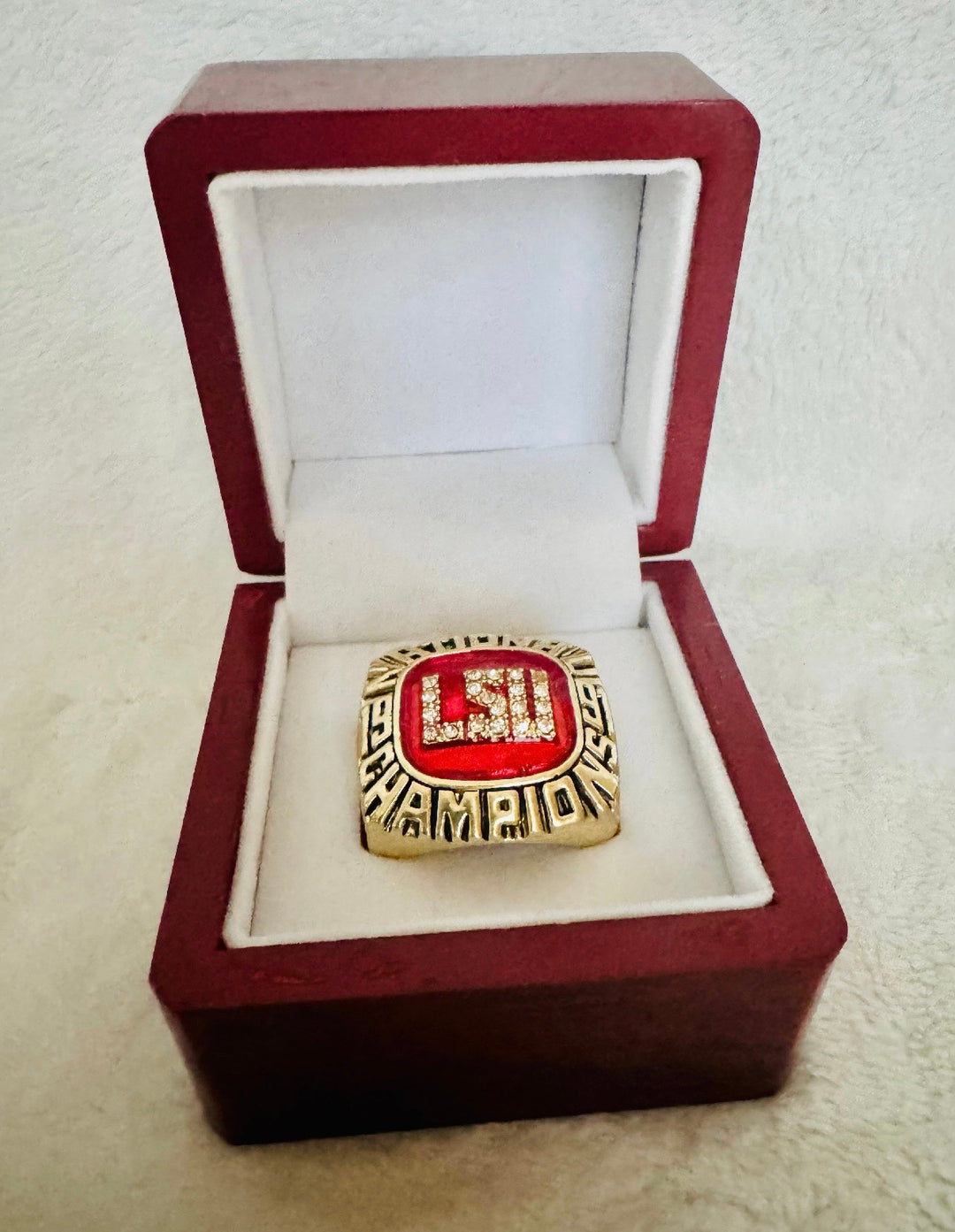 1991 LSU Tigers National Championship Ring with box, US SHIP