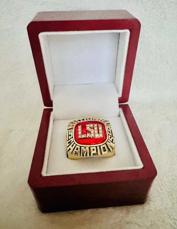 1991 LSU Tigers National Championship Ring with box, US SHIP