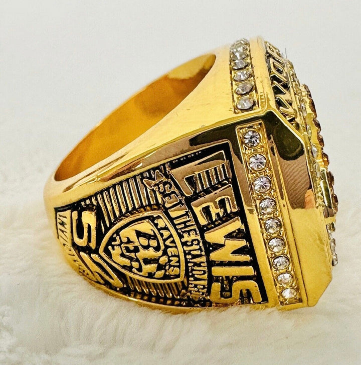 Baltimore Ravens Super Bowl Ring, US Ship NFL 2000 - EB Sports Championship Rings