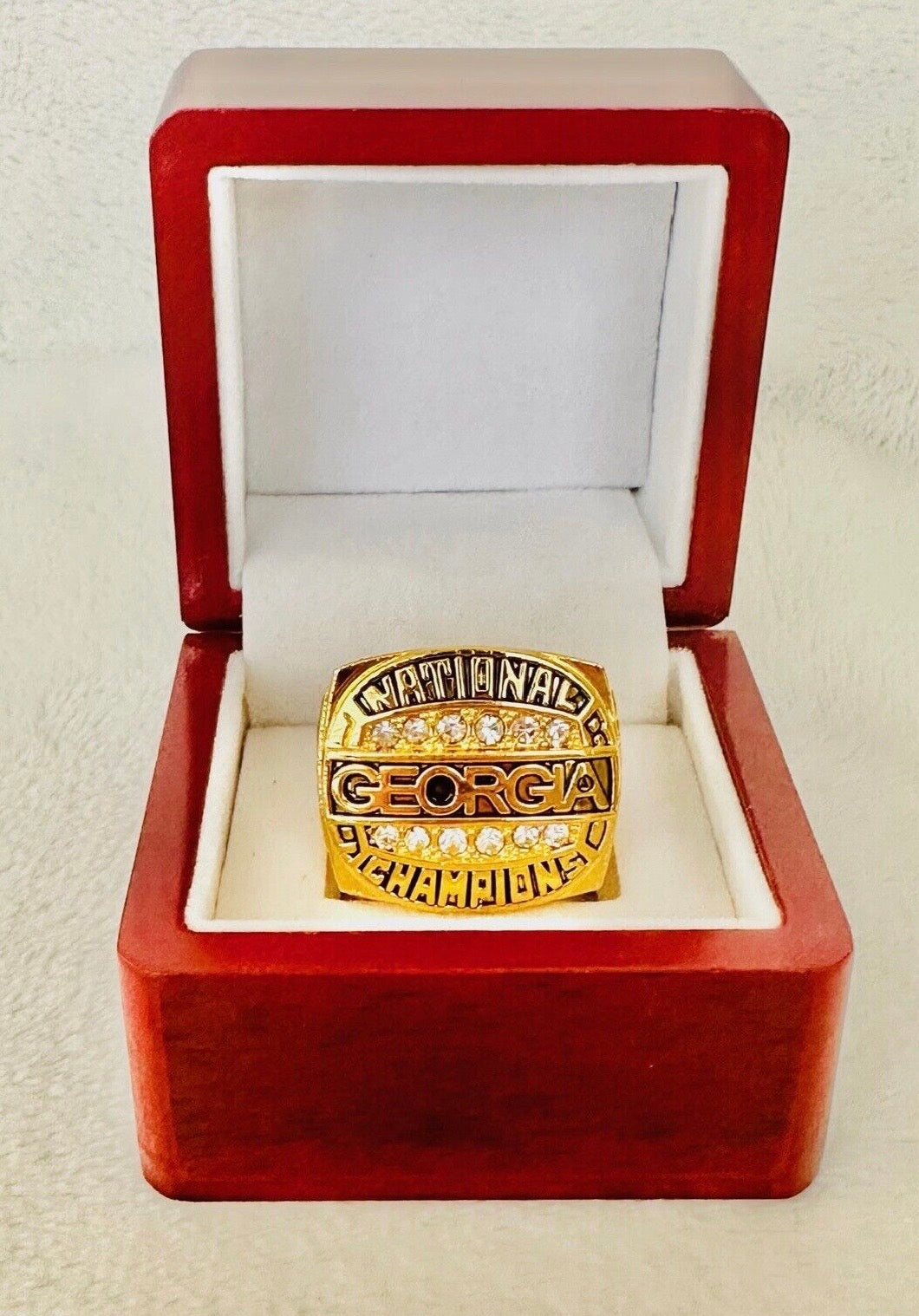 1980 Georgia Bulldogs National Championship Ring with box, US SHIP