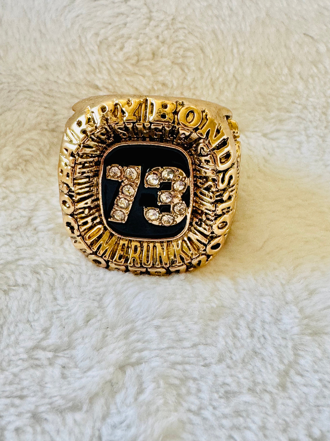 2001 Barry Bonds San Francisco Giants 73 home run Ring - EB Sports Championship Rings