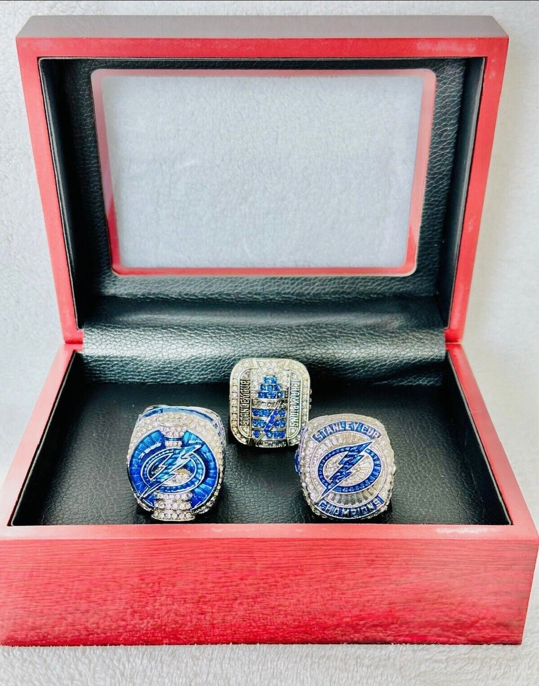 3 PCS Tampa Bay Lightning Championship Ring SET with box, 🇺🇸 SHIP 2004/20/21