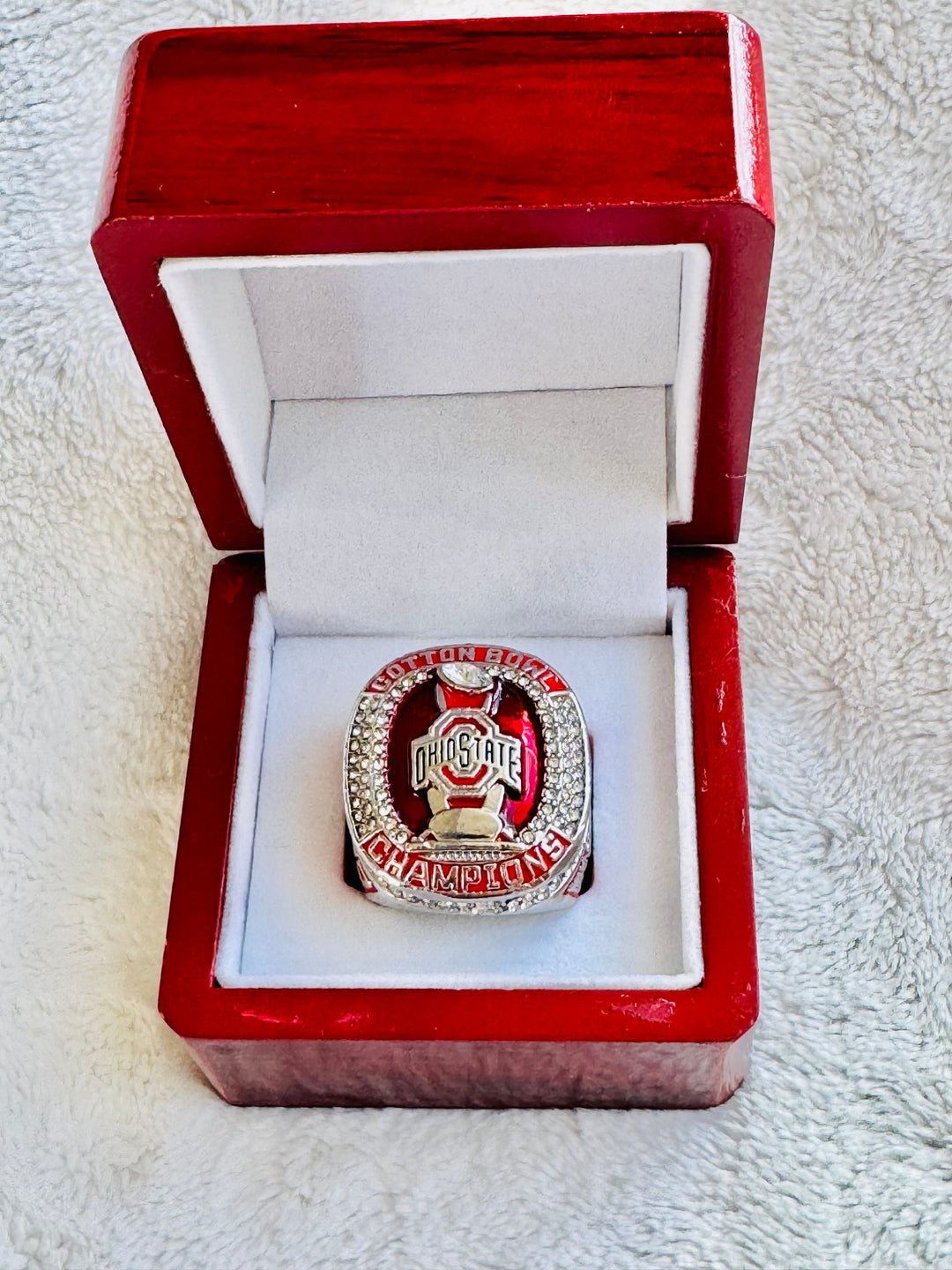 2024 Ohio State Cotton Bowl Championship Ring with wooden box, US SHIP - EB Sports Championship Rings