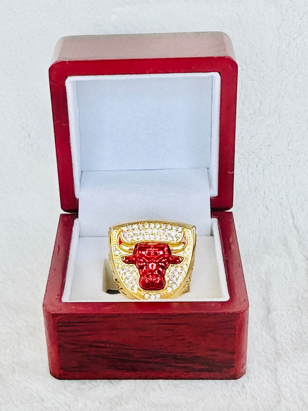 1993 Chicago Bulls Basketball Championship Ring W Box - EB Sports Championship Rings