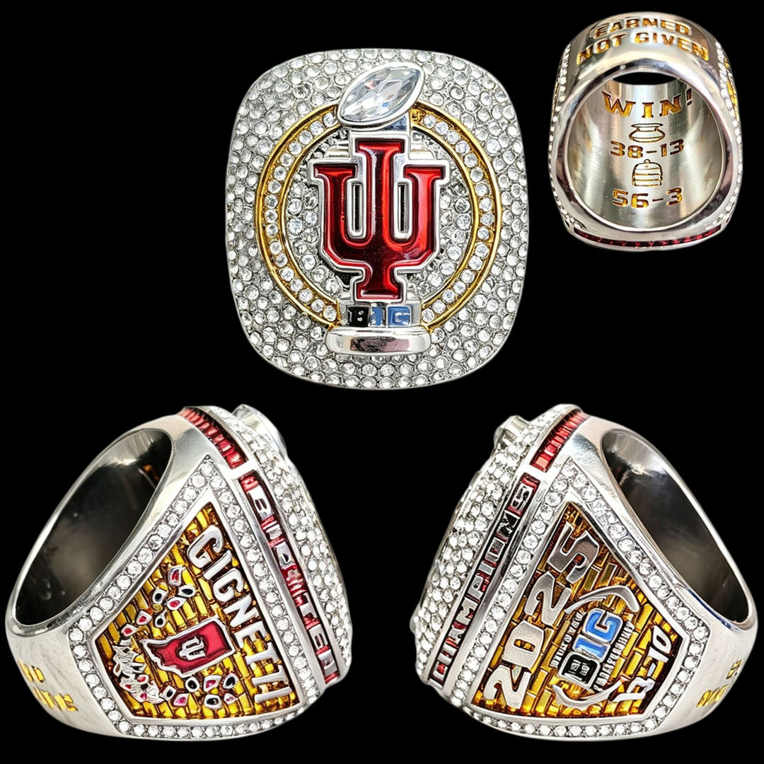 2026 Indiana Hoosiers Big 10 Championship ring