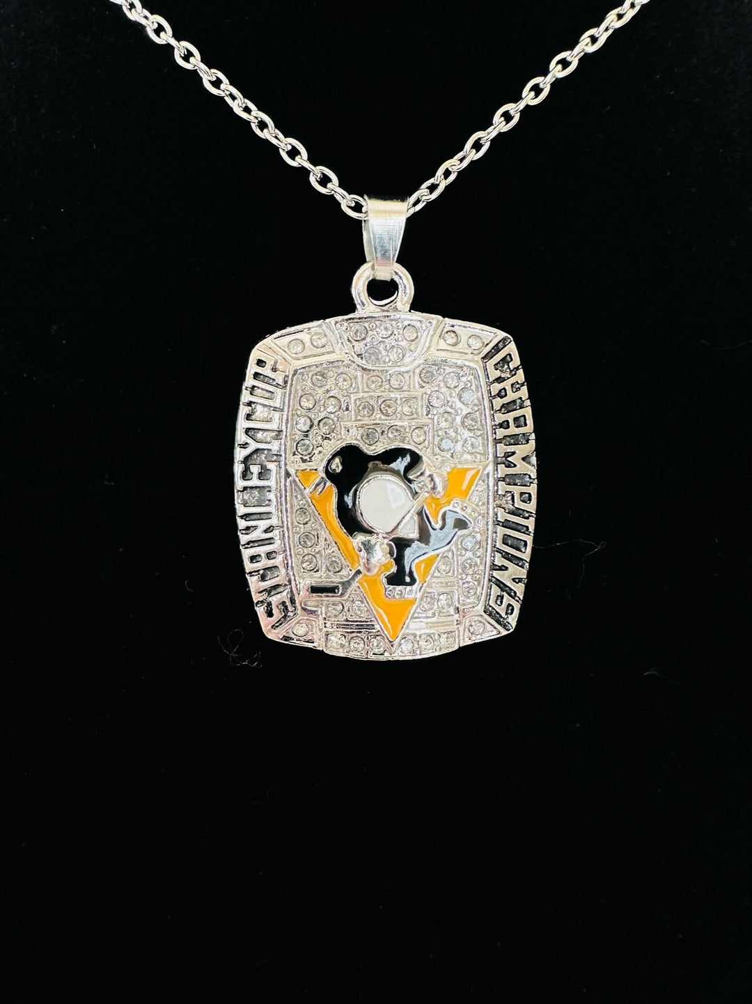 2016 Pittsburgh Penguins Stanley Cup Championship Pendant - EB Sports Championship Rings