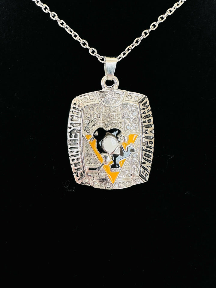 2016 Pittsburgh Penguins Stanley Cup Championship Pendant - EB Sports Championship Rings