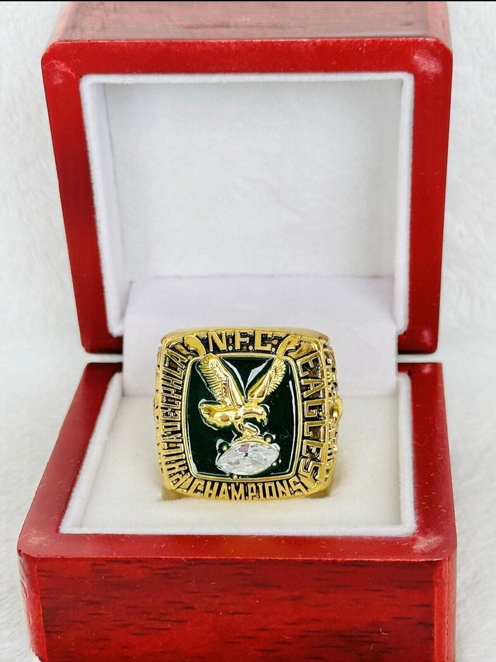 Philadelphia Eagles 1980 Championship Ring with box, USA Seller - EB Sports Championship Rings