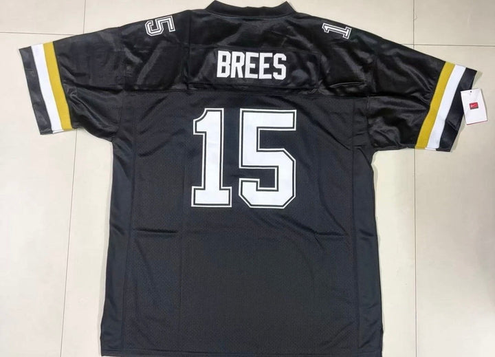 Drew Brees Black Purdue Boilermakers Stitched Jersey 