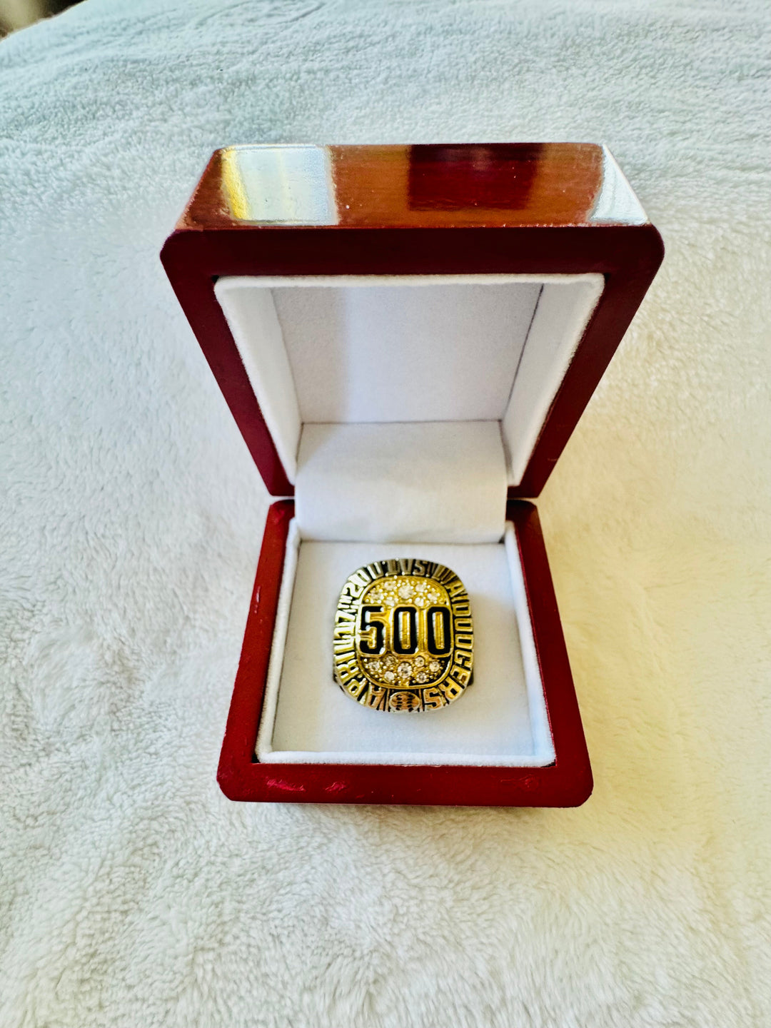 Barry Bonds San Francisco Giants 500 home run Ring With Box - EB Sports Championship Rings
