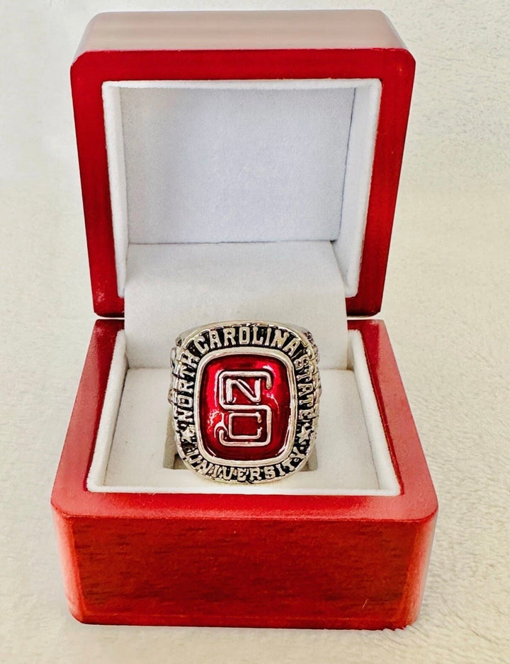 1974 North Carolina State NCAA Championship Ring with box, US Ship