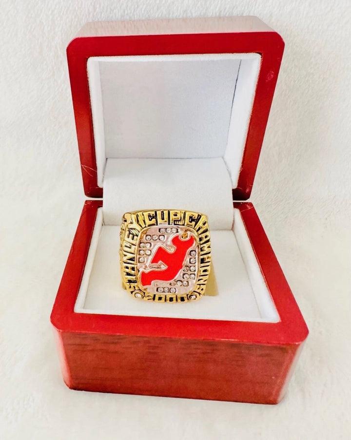 2000 New Jersey Devils Stanley Cup 18k GP Championship Ring with box, 🇺🇸 SHIP