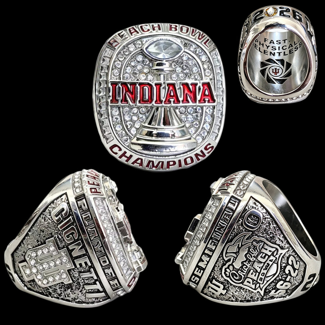 2026 Indiana Hoosiers Peach Bowl Championship ring