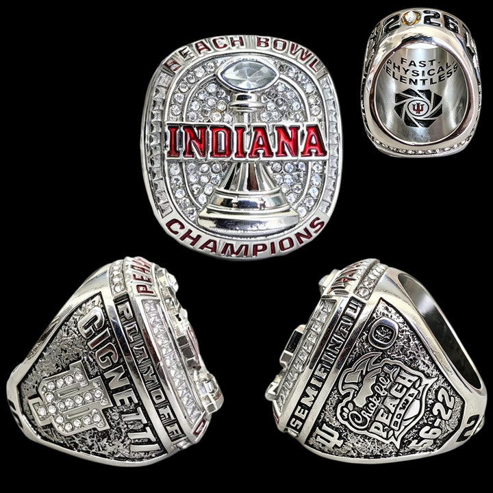 2026 Indiana Hoosiers Peach Bowl Championship ring