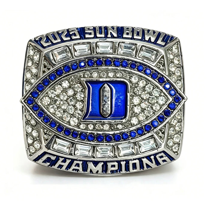 2025 Duke Sun Bowl Championship ring with box