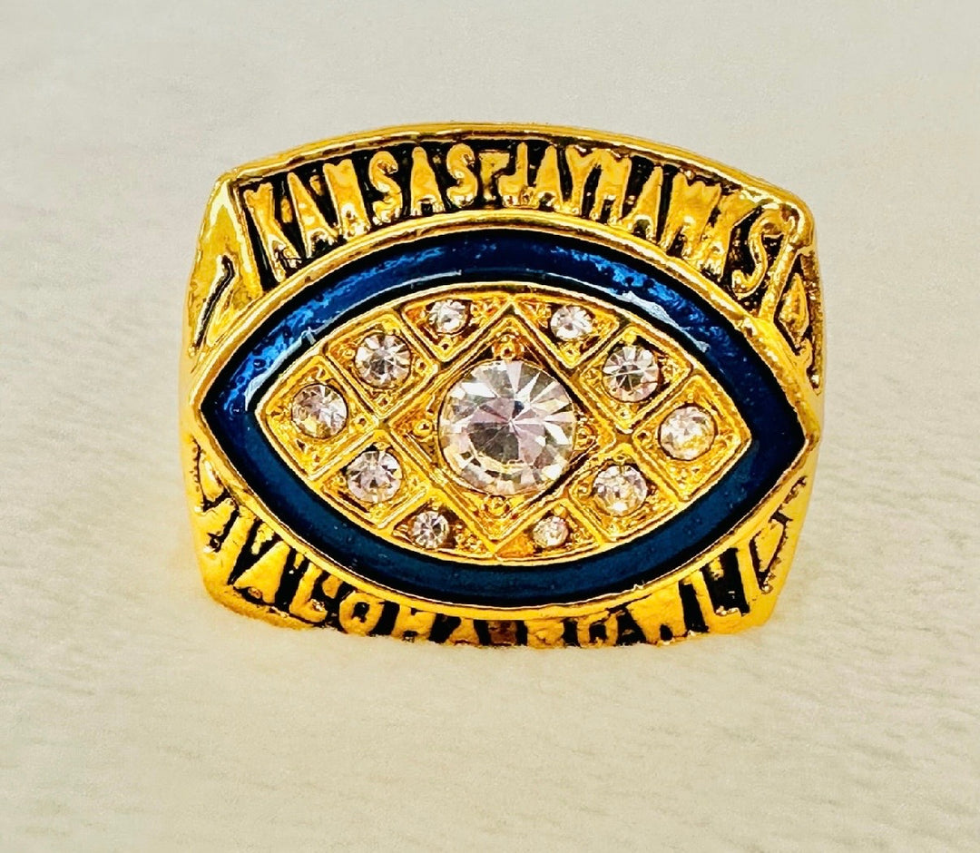 1995 Kansas Jayhawks Football Alamo Bowl Ring with box, US SHIP