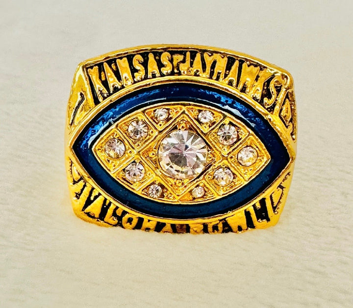 1995 Kansas Jayhawks Football Alamo Bowl Ring with box, US SHIP