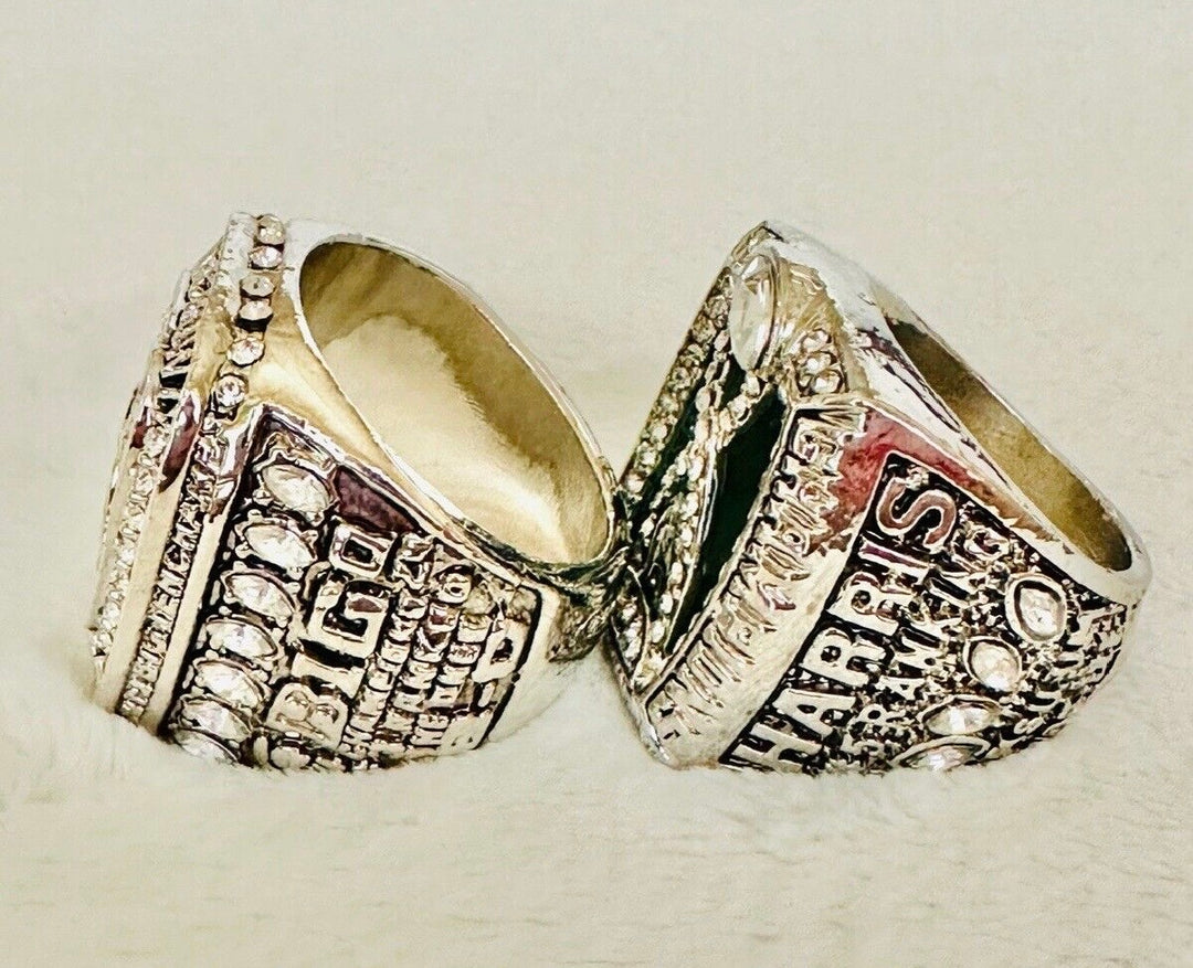2 PCS 2015 Michigan State Spartans Championship Ring Set with box, US Ship
