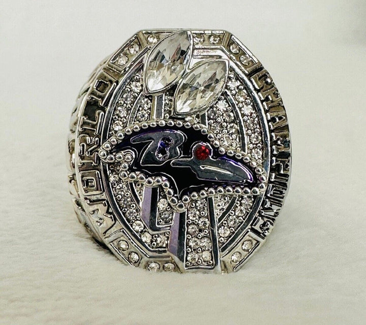 Baltimore Ravens Super Bowl Ring, US Ship NFL 2012 - EB Sports Championship Rings