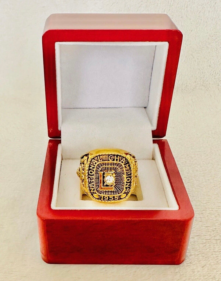 1958 LSU Tigers National Championship Ring with box, US SHIP