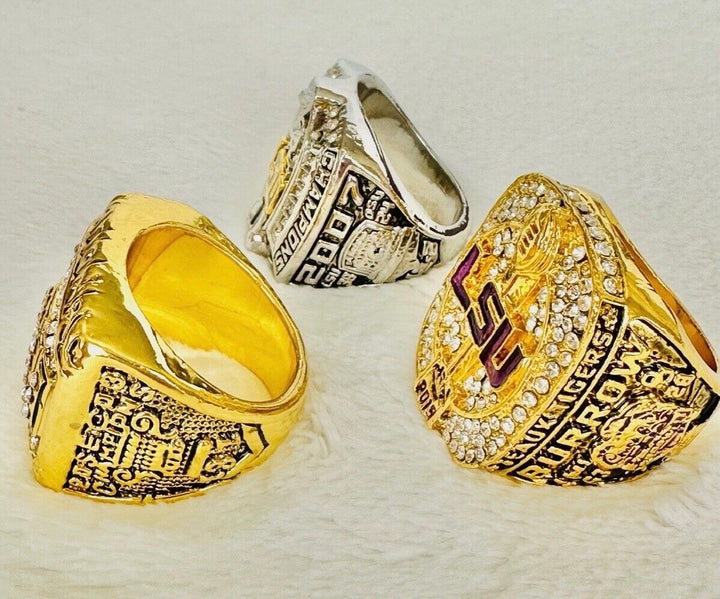 3 PCS LSU Tigers National Championship Ring, US SHIP 2003/07/19