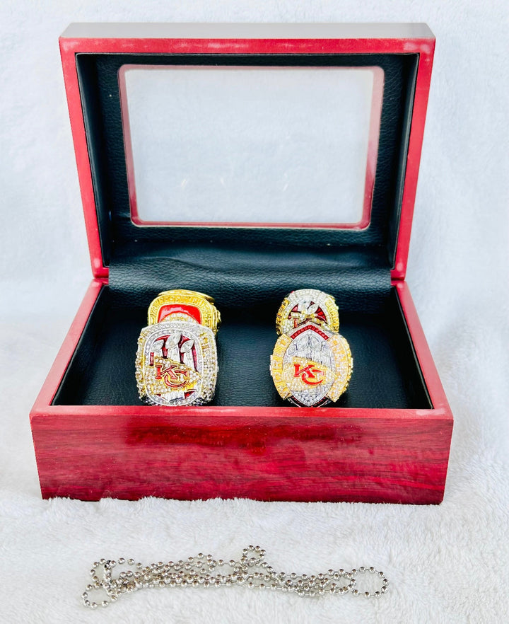 Kansas City Chiefs Ultimate Collection Championship Ring SET W Box,  SHIP - EB Sports Championship Rings