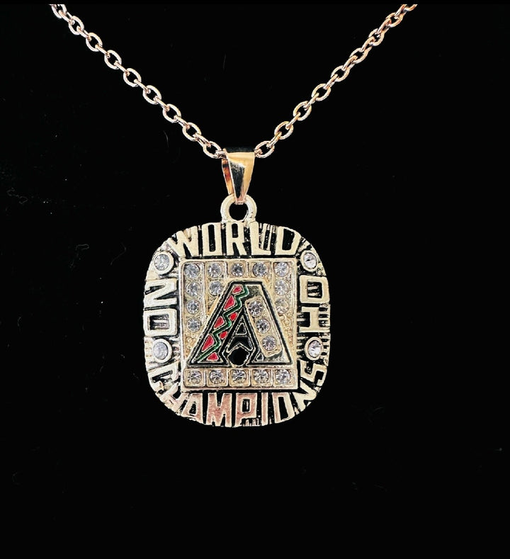 2001 Arizona Diamondbacks JOHNSON Pendant- World Series Championship, 🇺🇸 Ship