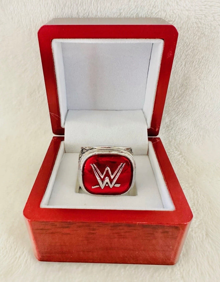 2018 Red WWE World Wrestling Hall Of Fame Championship Ring with box, 🇺🇸 SHIP