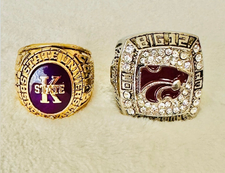 Kansas State Wildcats Big 12 Championship Ring Set 1983 2013