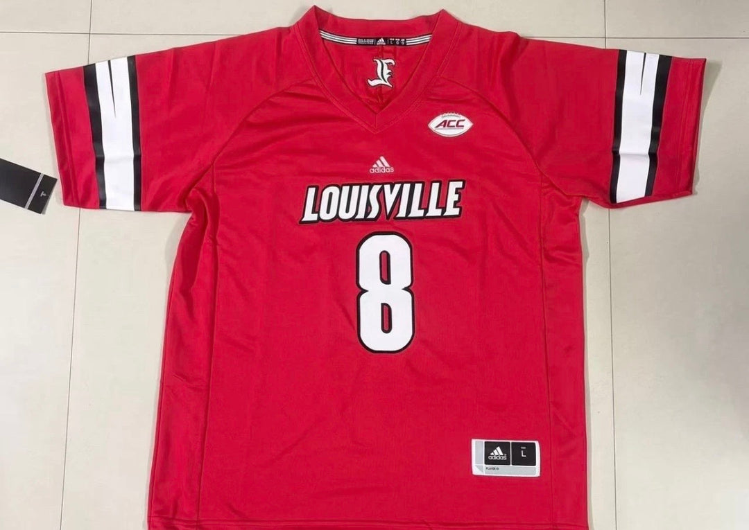 Louisville Cardinals Lamar Jackson Stitched Jersey