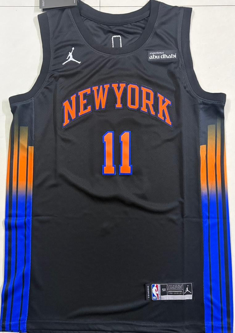 Jalen Brunson #11 New York Knicks Nike Stitched Jersey, Carry L and XL - EB Sports Championship Rings