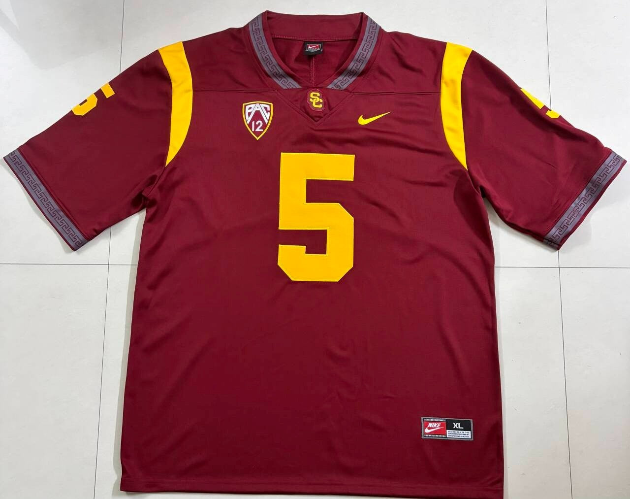 Reggie Bush #5 USC Trojans Nike Stitched Jersey, Carry L and XL - EB Sports Championship Rings