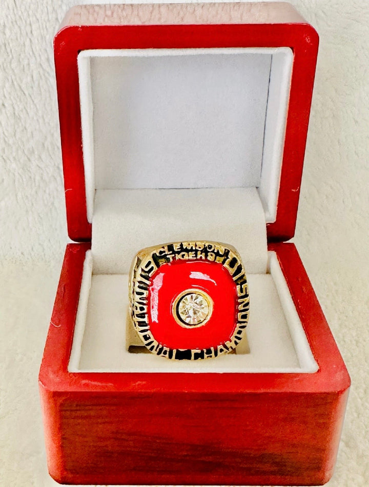 1981 Clemson Tigers National Championship Ring with box, US Ship