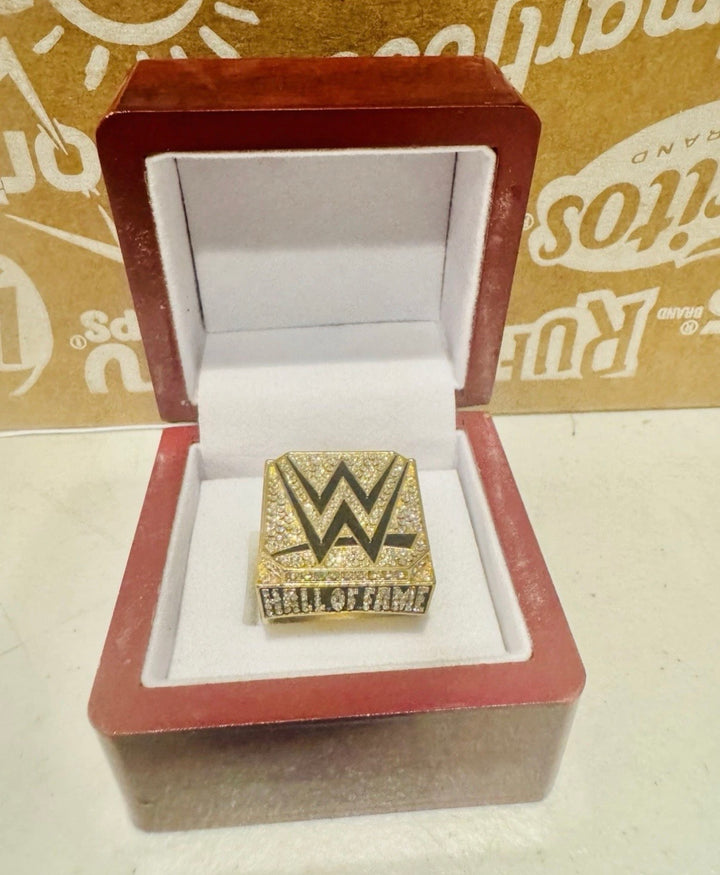2025 WWE World Wrestling Hall Of Fame Championship Ring with box, 🇺🇸 SHIP