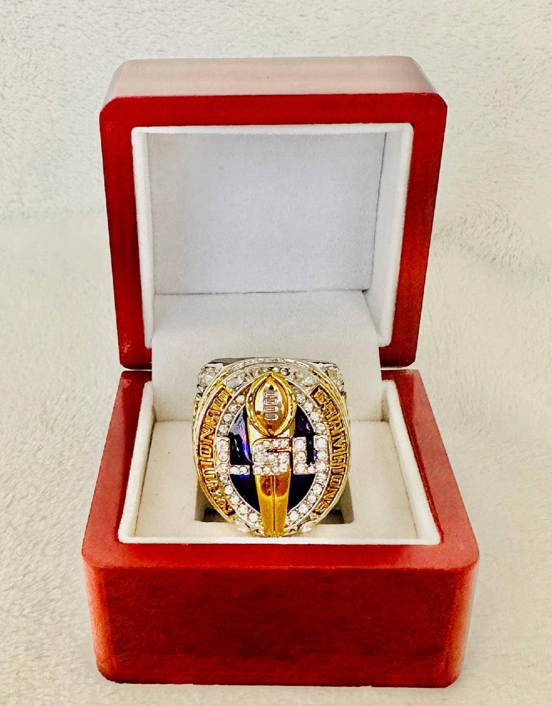 2019 LSU Tigers National Championship Ring with box, US SHIP