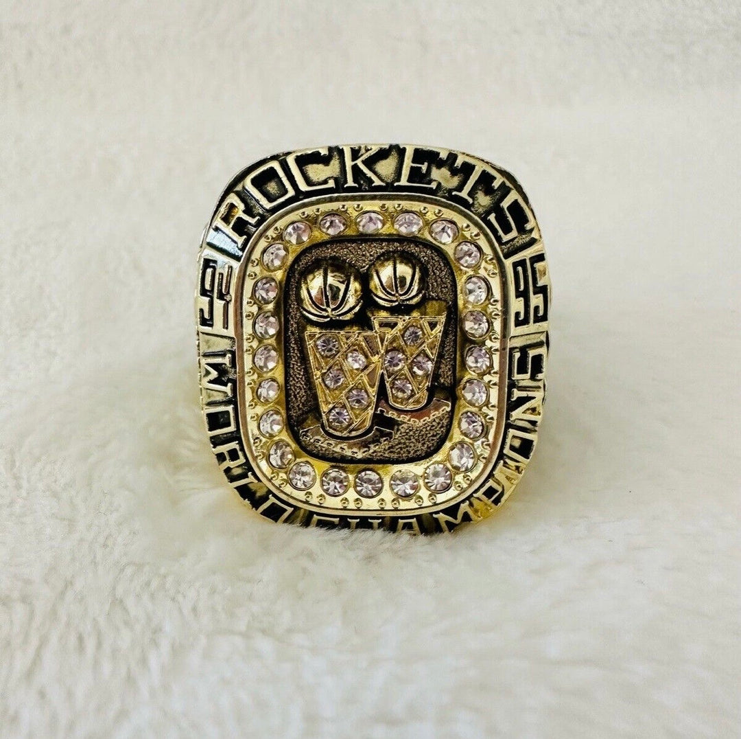 1995 Houston Rockets NBA Championship ring with box, 🇺🇸 SHIP