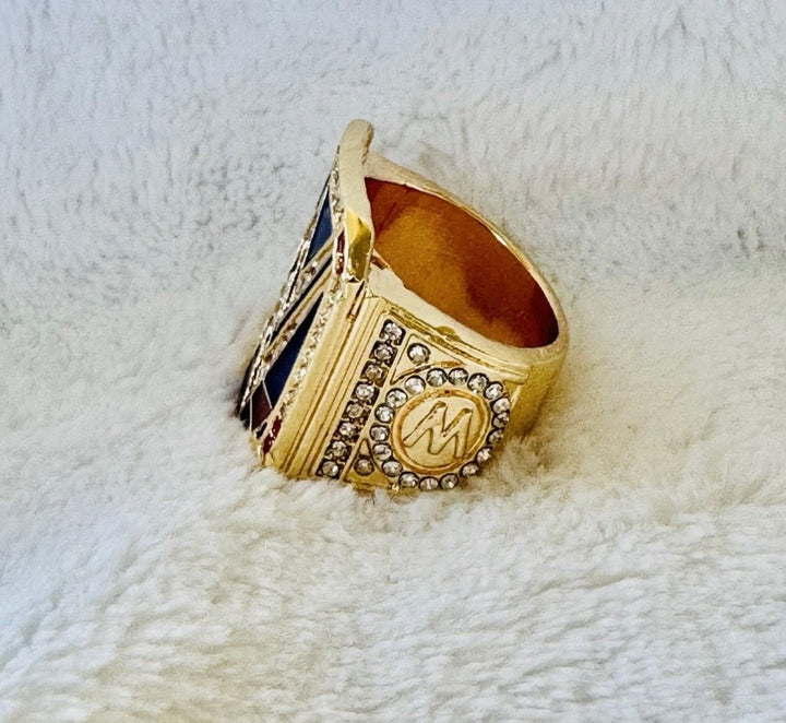 WWE World Wrestling Hall Of Fame Blue Championship Ring with box, US SHIP