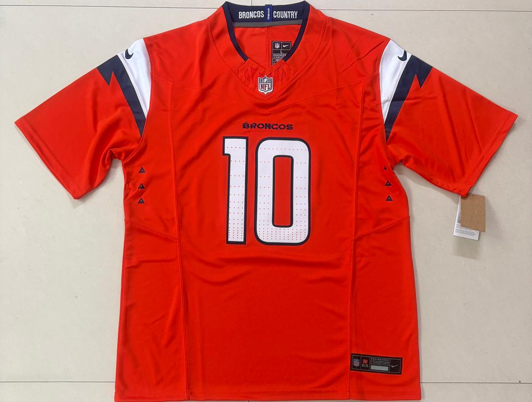 Orange Denver Broncos Bo Nix 