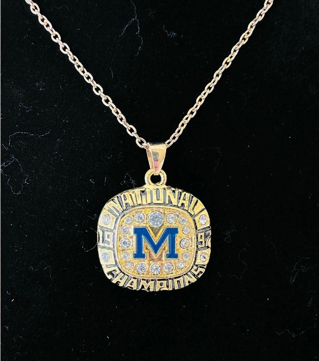 1997 Michigan Wolverines National Championship Pendant
